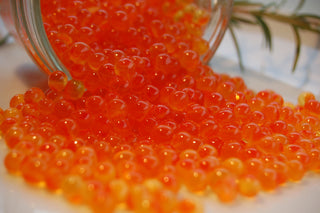 Orange caviar decoded — trout roe, salmon roe and ikura differences explained by Haute Caviar