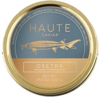 Osetra Caviar 500 gram (1 pound) luxury tin