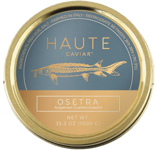 Osetra Caviar 1 kilo (2.2 lbs) tin