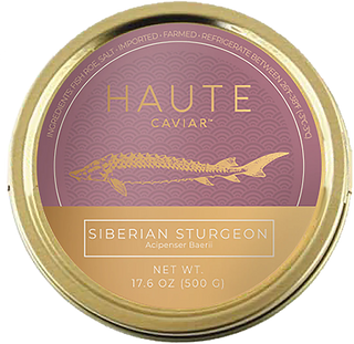 Siberian Baerri caviar 500gram 
(1 pound) luxury  tin from Spain